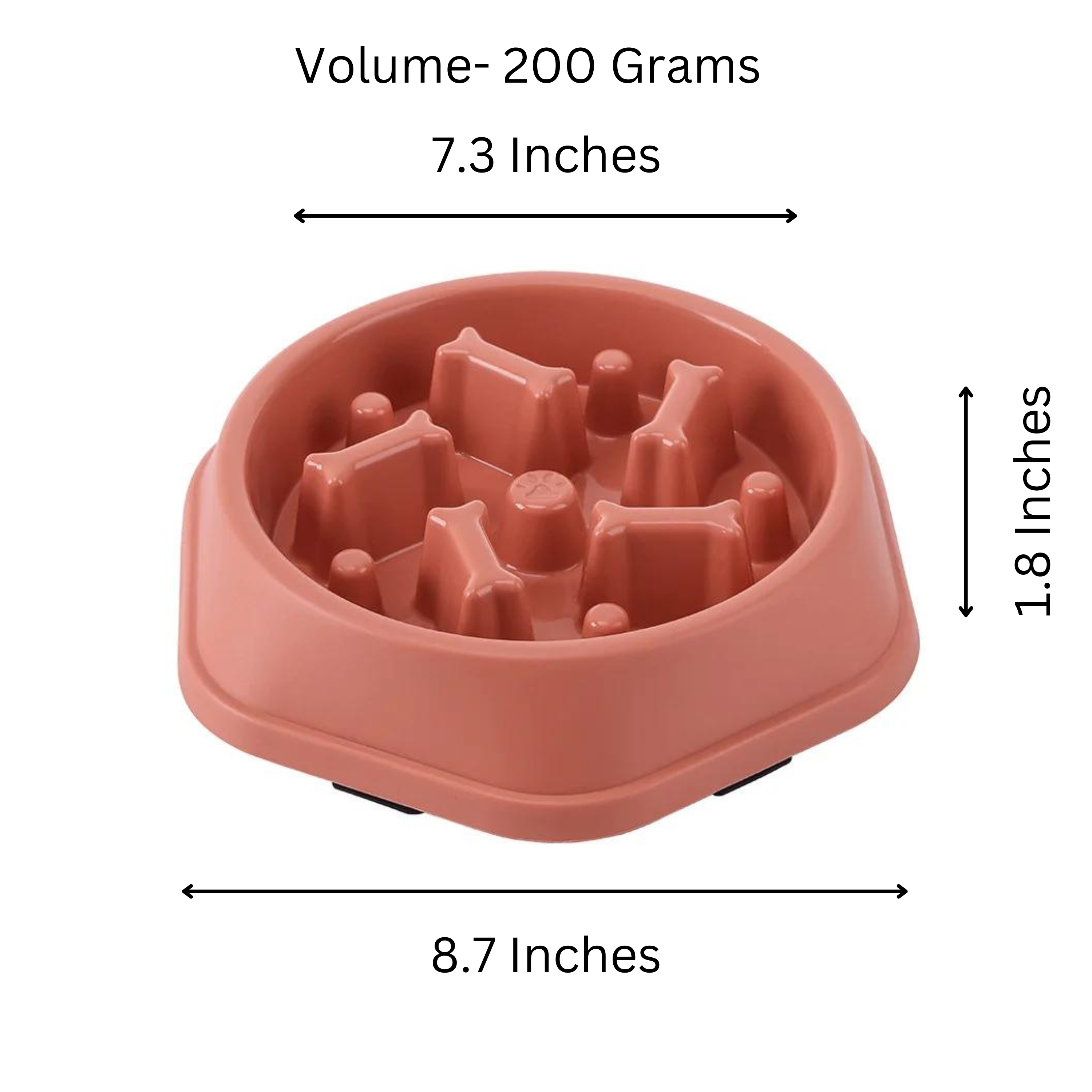 Maren | Pet Calming Toy & Slow Feeder Bowl | Interactive Maze, Anti-Bloat | Dogs & Cats
