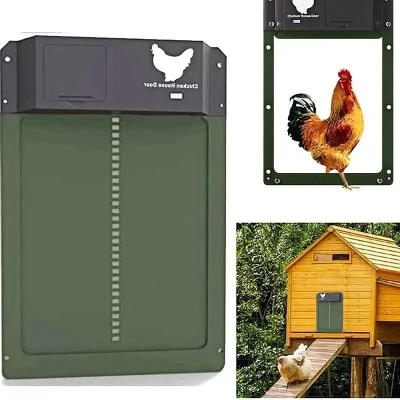 Ottavia | Automatic Chicken Coop Door | Light Sensor, Weatherproof | Easy Install