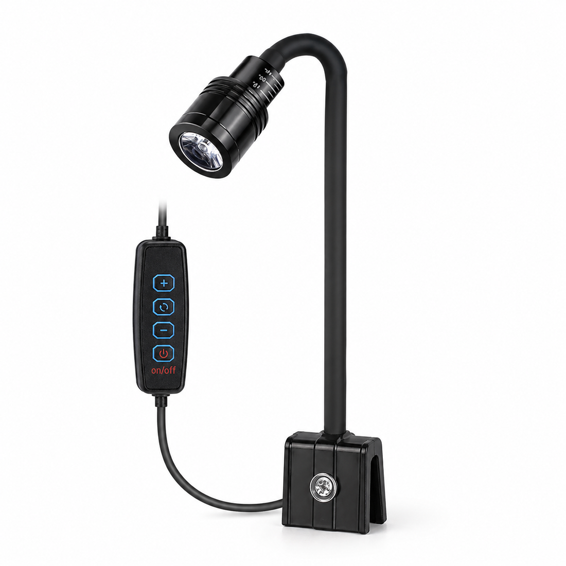 Aquarium LED Light | USB Clip On Lamp, 3 Modes Adjustable Brightness