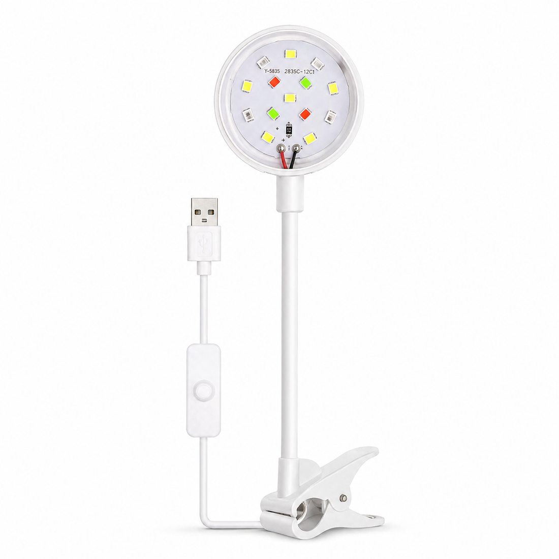 Aquarium LED Light | USB Clip On Lamp, 360 Degree Adjustable