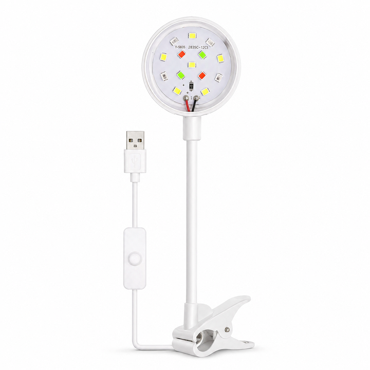 Aquarium LED Light | USB Clip On Lamp, 360 Degree Adjustable