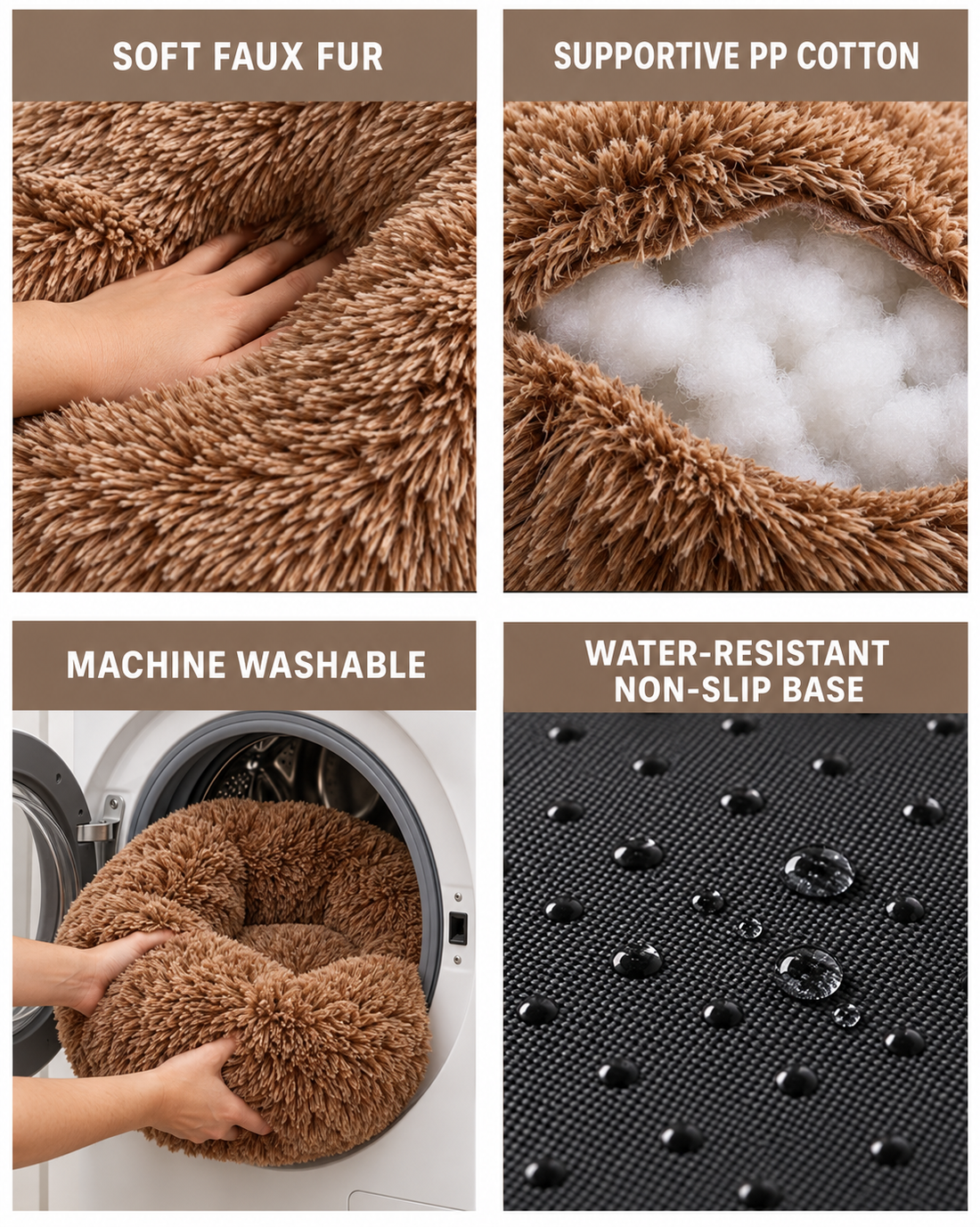Tamsin Pet Bed - Orthopedic, Anti-Anxiety, Machine Washable