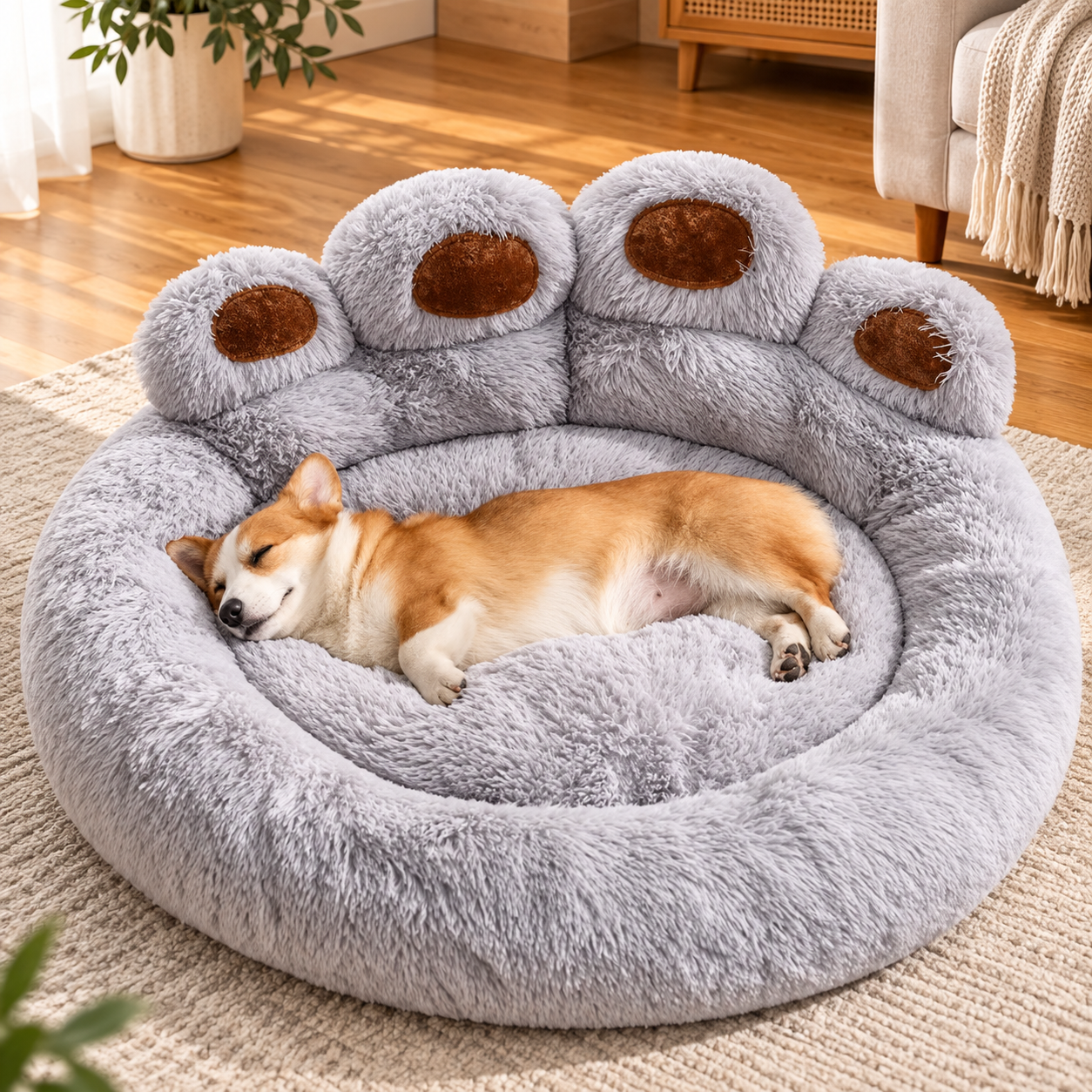 Tamsin Pet Bed - Orthopedic, Anti-Anxiety, Machine Washable