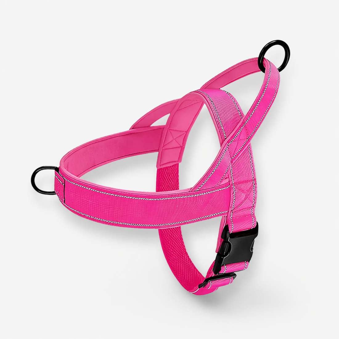 Dog Harness | No Pull, Adjustable, Reflective | Double D Rings, Quick Release