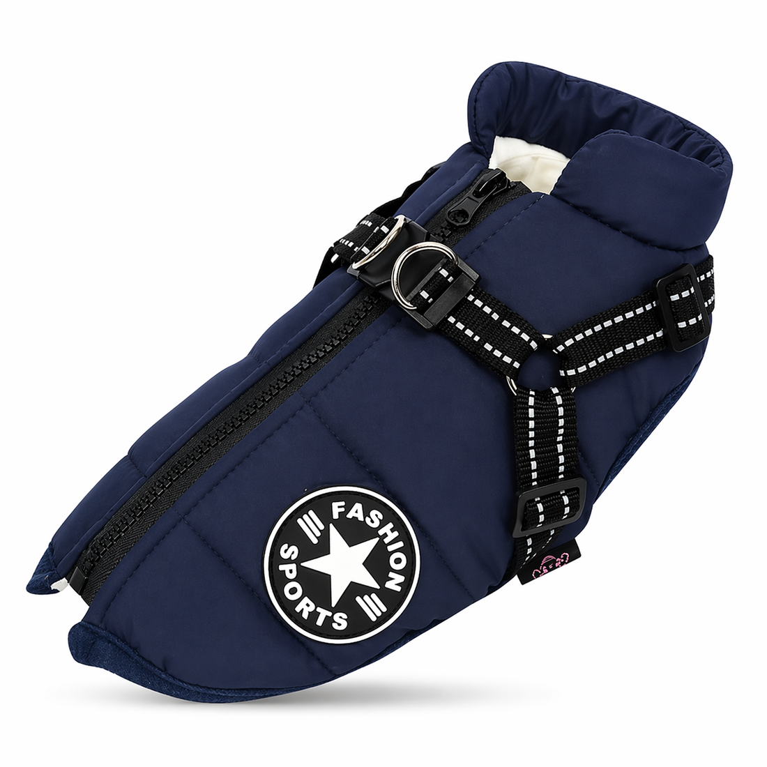 Dog Jacket | Waterproof, Insulated, Reflective | Harness Winter Coat