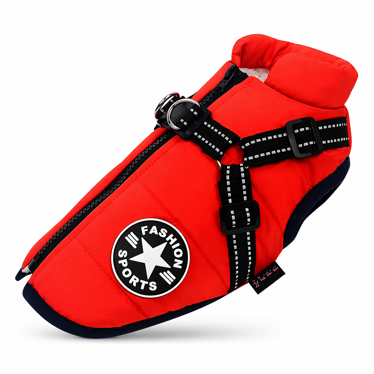 Dog Jacket | Waterproof, Insulated, Reflective | Harness Winter Coat