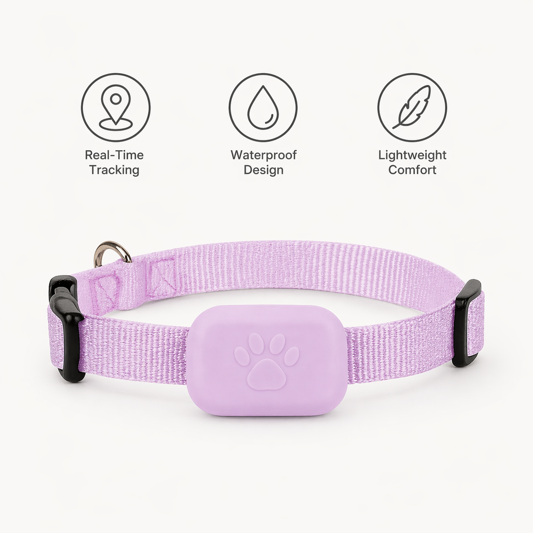 Pet Tracker Collar | Android Compatible, Waterproof | Adjustable