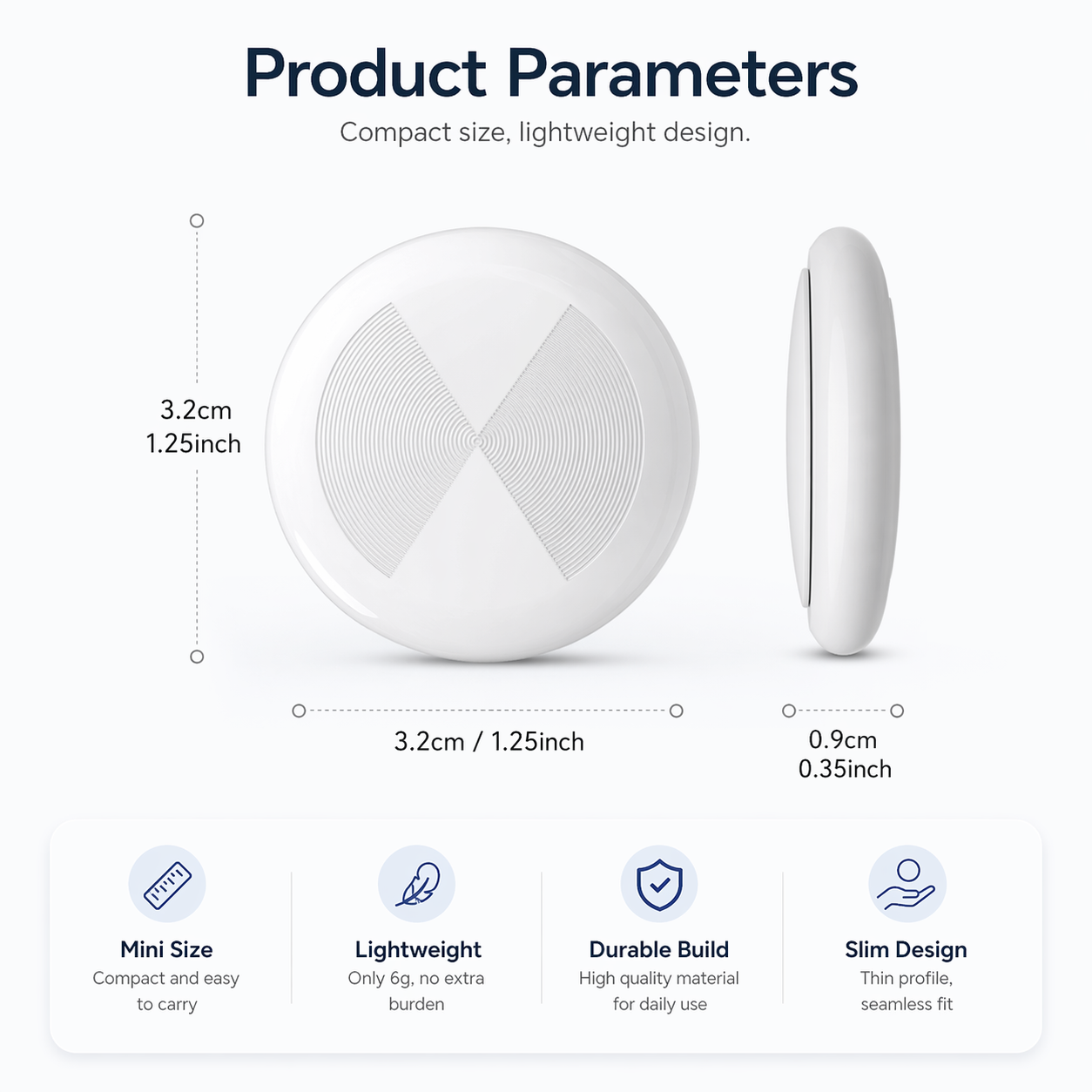 Pet Tracker | Bluetooth, iOS Android Compatible | Key Wallet Finder