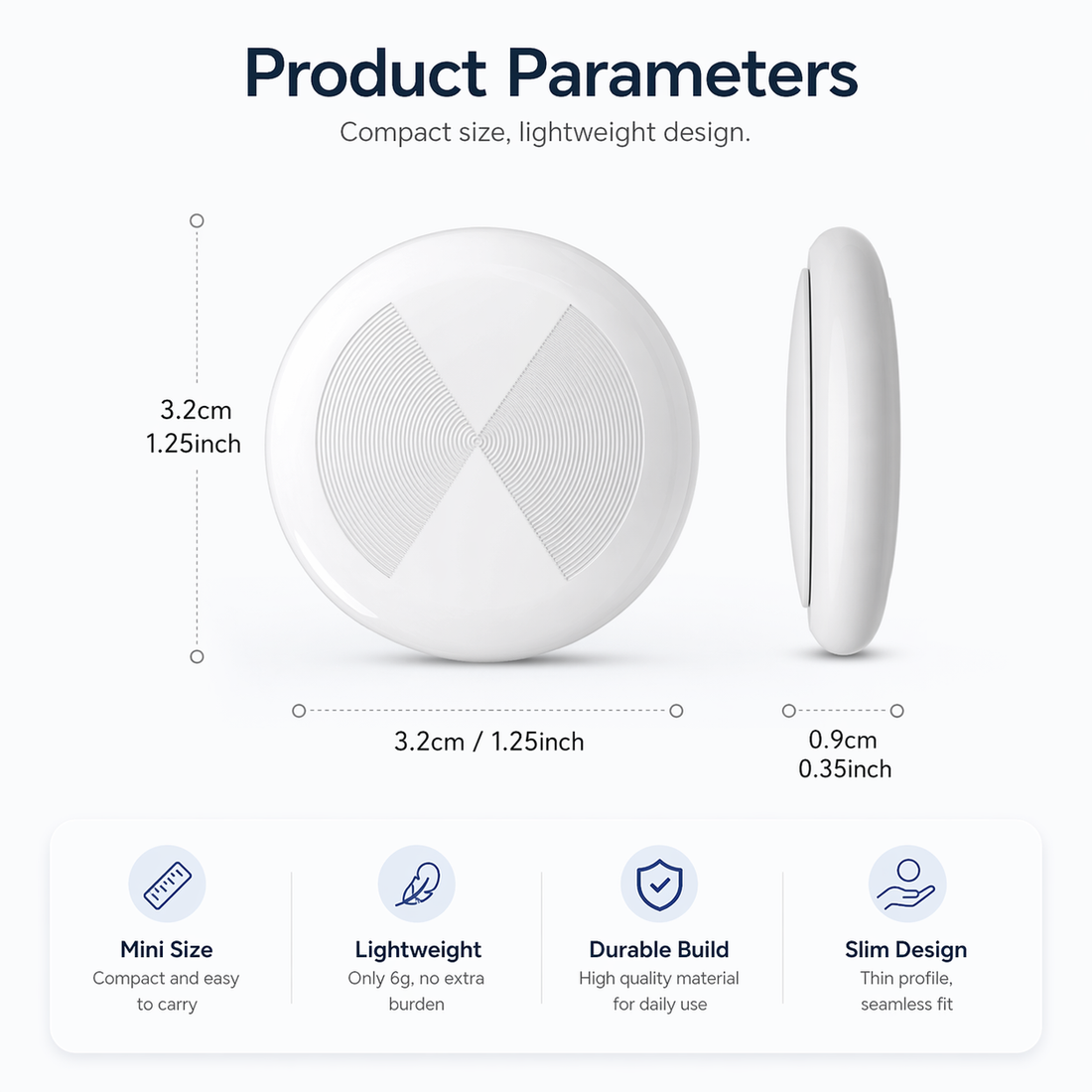 Pet Tracker | Bluetooth, iOS Android Compatible | Key Wallet Finder