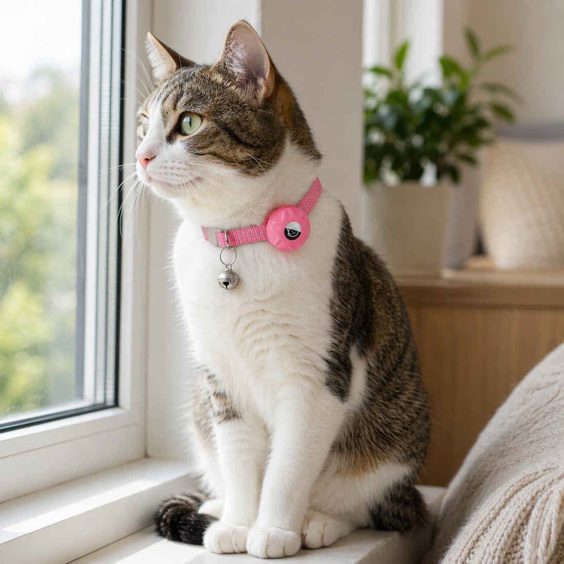 Pet Tracker | Apple Find My Compatible, iOS | Cat Collar Tag