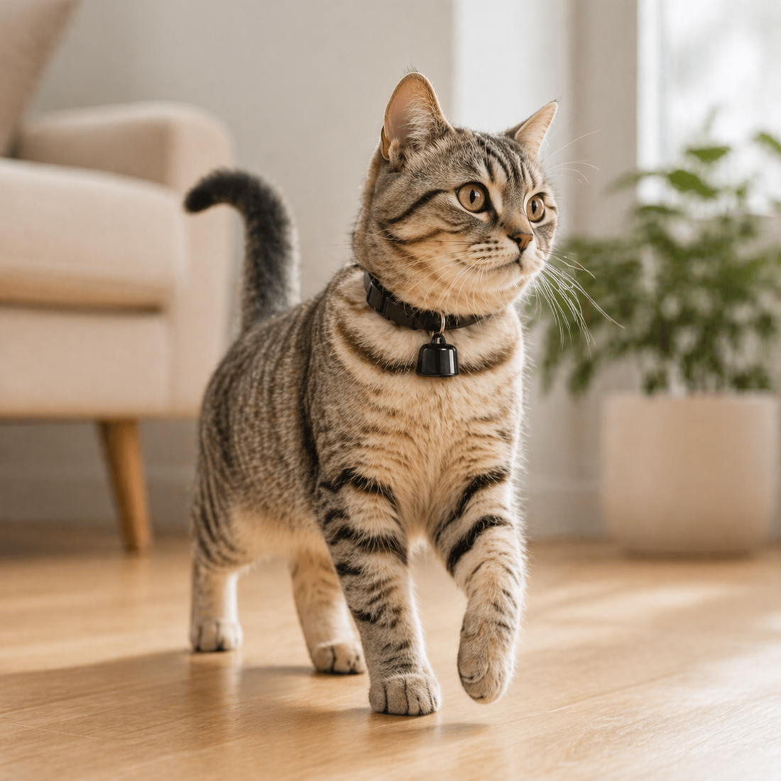 Pet Tracker | Bluetooth, iOS Android Compatible | Mini Cat Collar Tag