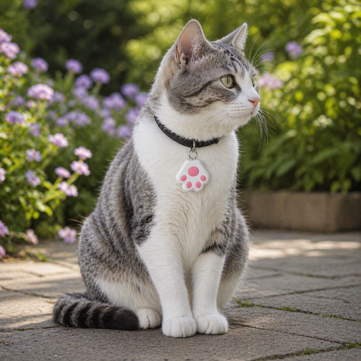 Pet Tracker | Bluetooth, iOS Android Compatible | Paw Tag Finder