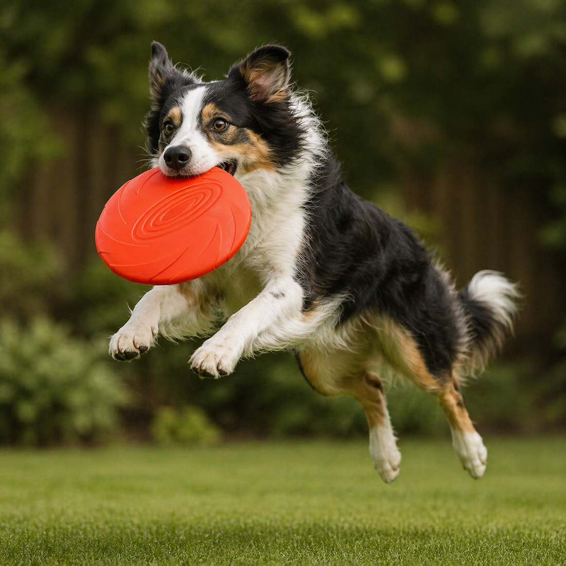 Dog Frisbee | Durable Bite Resistant Flying Disc, Outdoor Fetch Toy