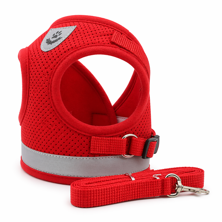 Cat Harness and Leash | Adjustable Escape Proof Vest, Reflective Mesh