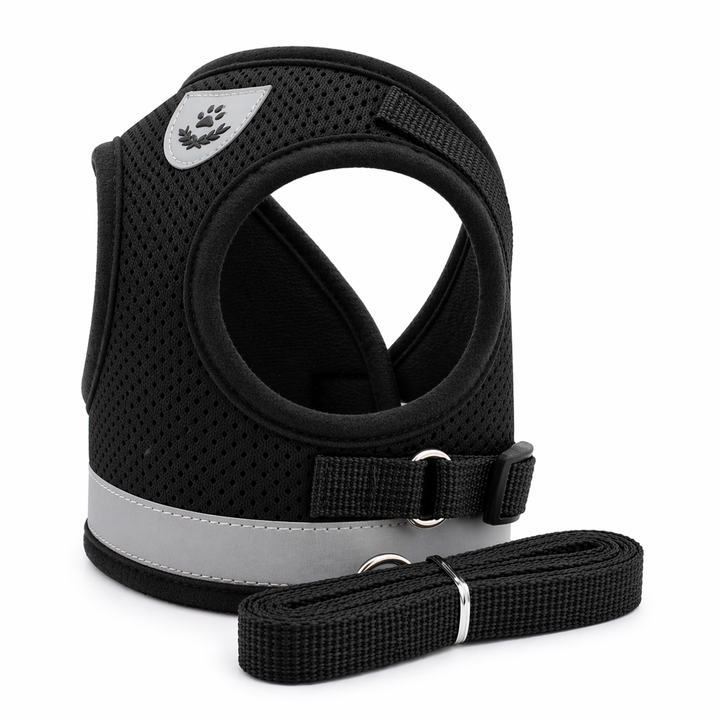 Cat Harness and Leash | Adjustable Escape Proof Vest, Reflective Mesh