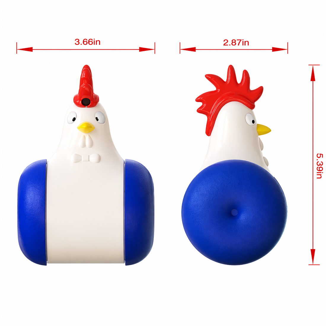 Cat Laser Toy | Interactive Rolling Teaser, Automatic Motion Chicken