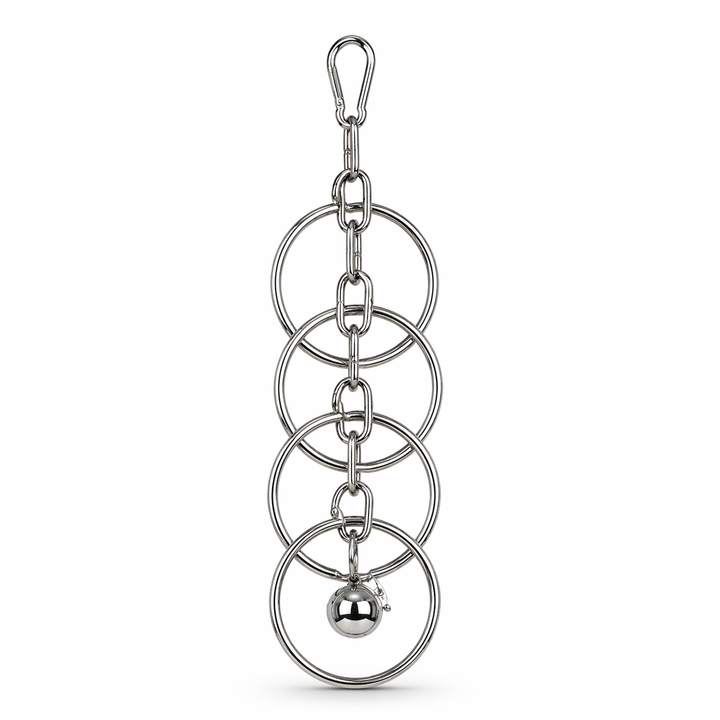 Parrot Toy | Stainless Steel Bird Toy, Hanging Chew Climbing Toy