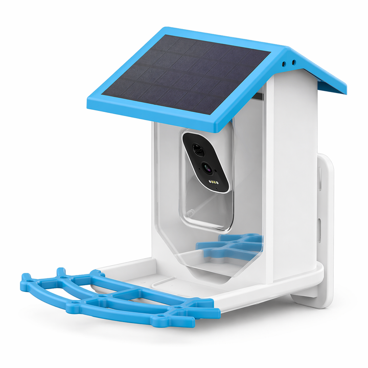 Bird Feeder Camera | 4MP WiFi Smart Feeder, Solar Powered Night Vision