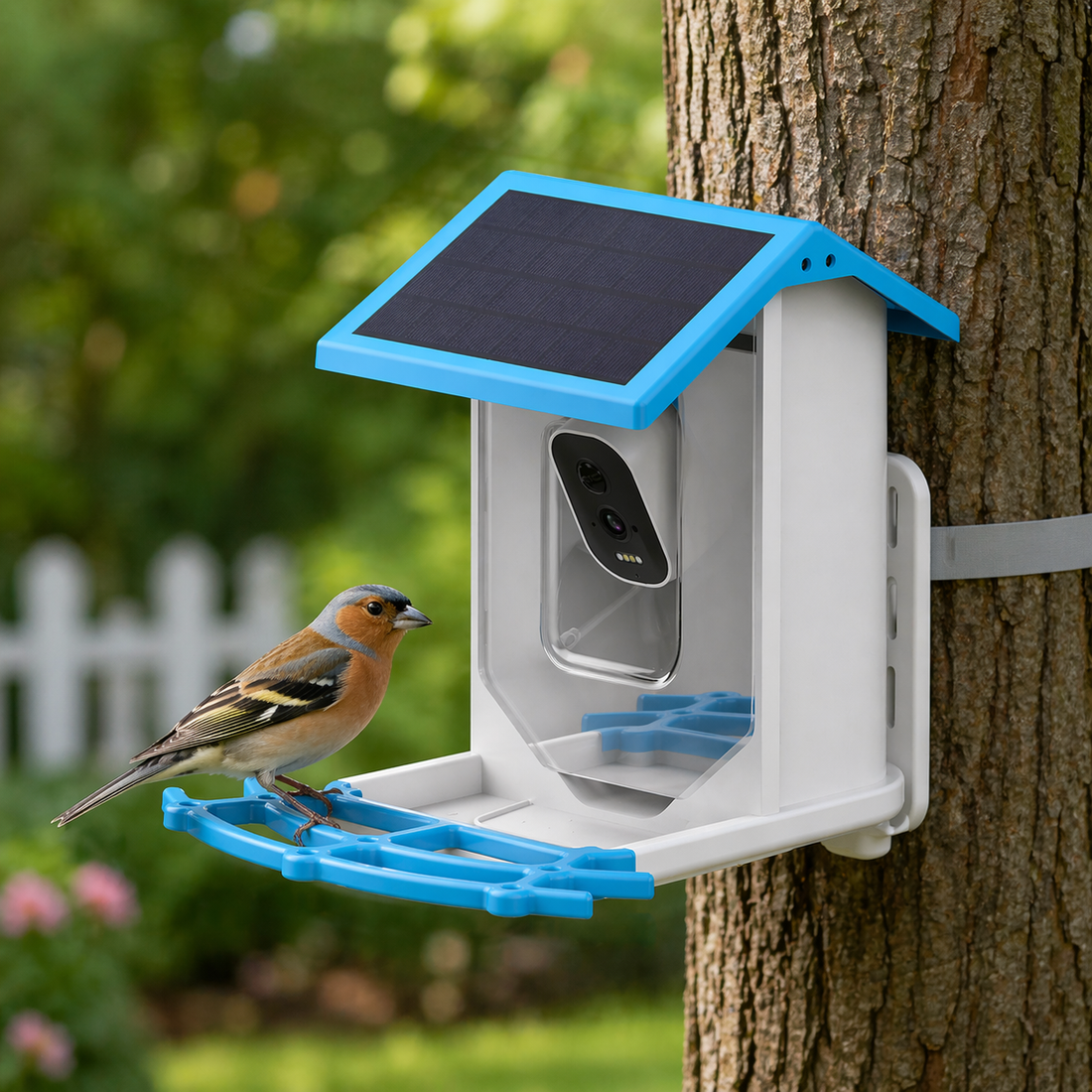 Bird Feeder Camera | 4MP WiFi Smart Feeder, Solar Powered Night Vision