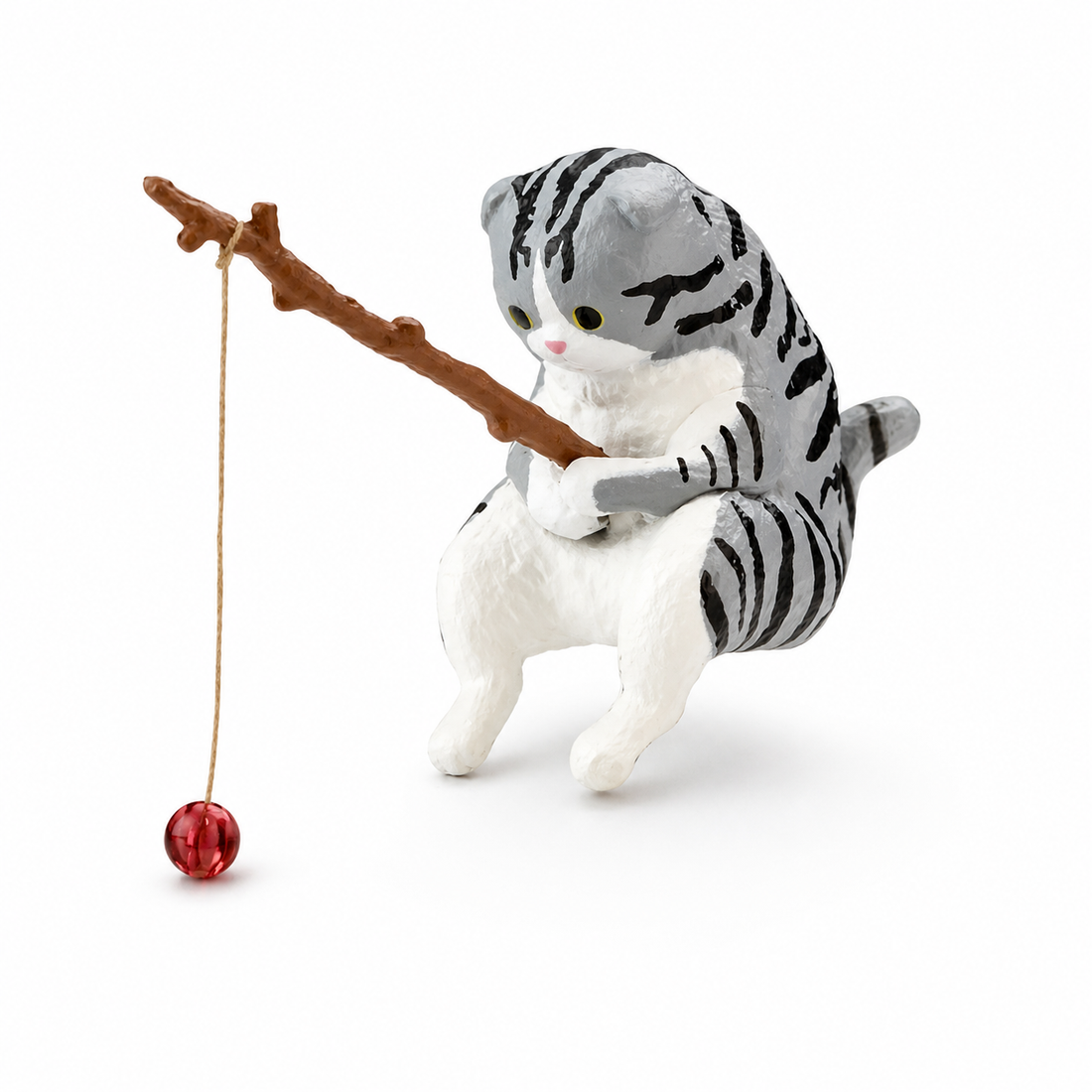 Aquarium Cat Ornament | Fish Tank Decor, Mini Hanging Figurine