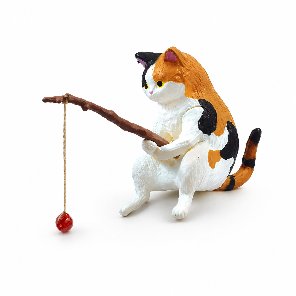 Aquarium Cat Ornament | Fish Tank Decor, Mini Hanging Figurine