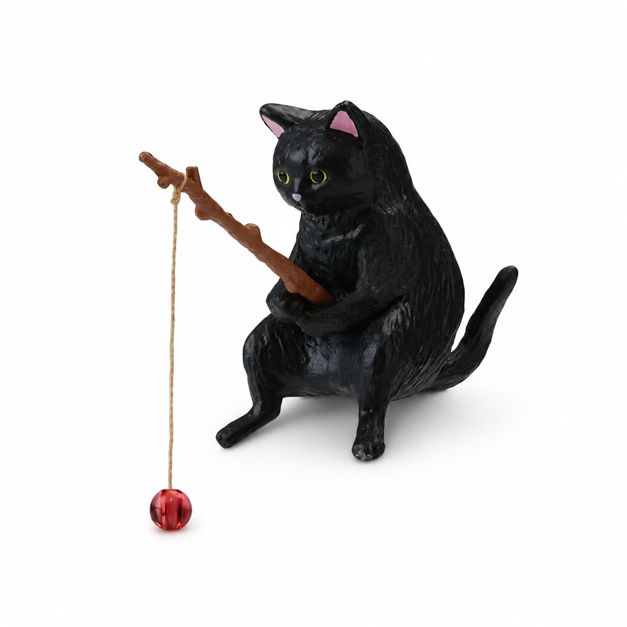 Aquarium Cat Ornament | Fish Tank Decor, Mini Hanging Figurine