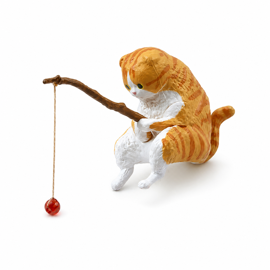 Aquarium Cat Ornament | Fish Tank Decor, Mini Hanging Figurine