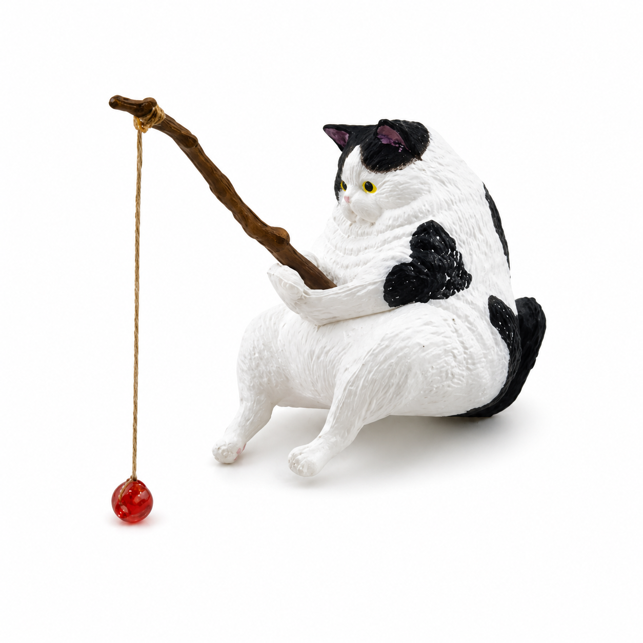 Aquarium Cat Ornament | Fish Tank Decor, Mini Hanging Figurine