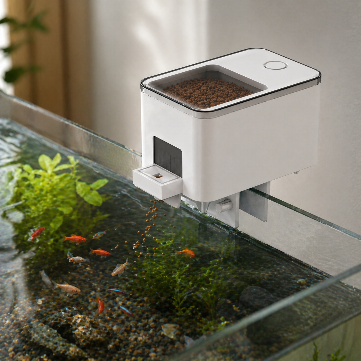 Automatic Fish Feeder | Smart App Control, Aquarium Timer Dispenser