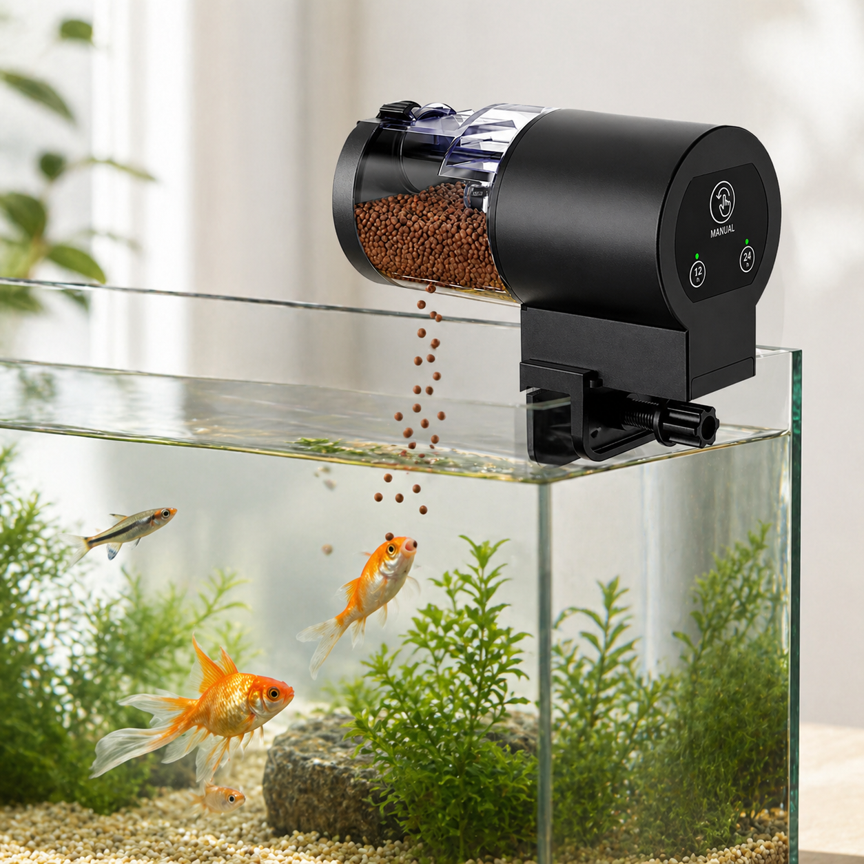 Automatic Fish Feeder | Aquarium Timer Dispenser, 100ml Capacity