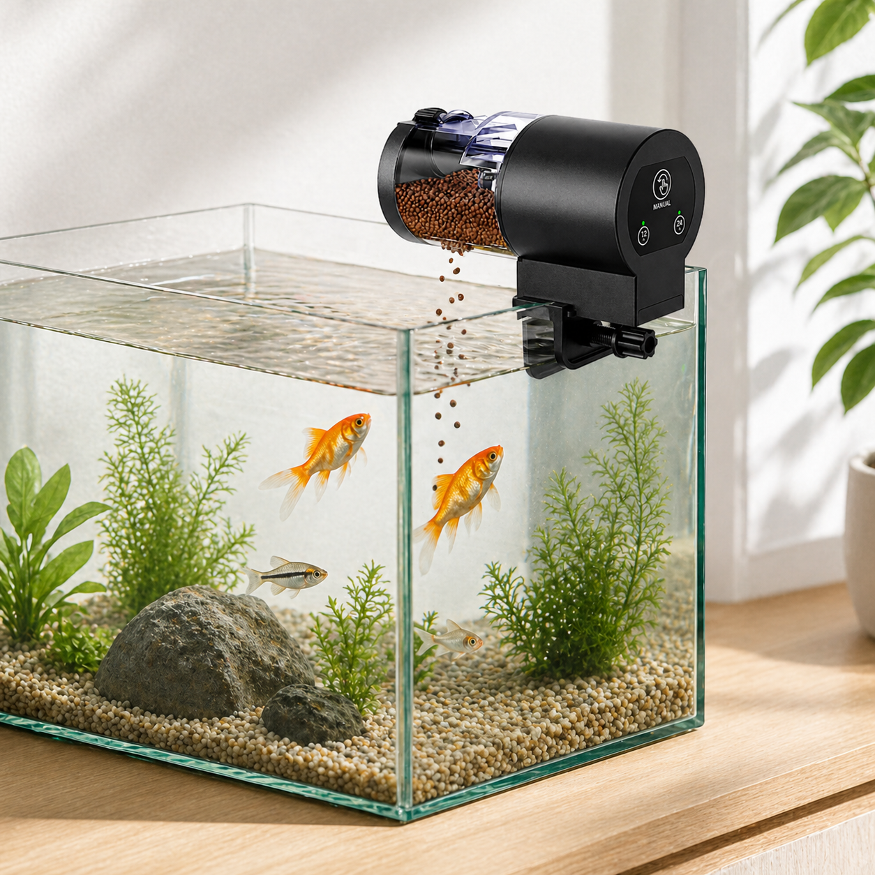 Automatic Fish Feeder | Aquarium Timer Dispenser, 100ml Capacity