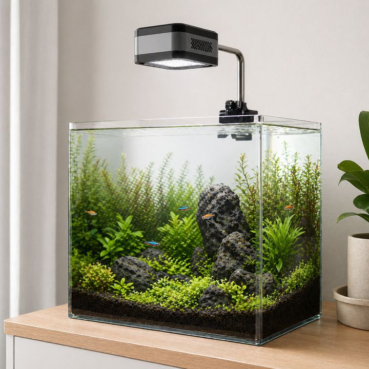 Aquarium LED Light | WRGB Full Spectrum, Planted Tank Grow Lamp