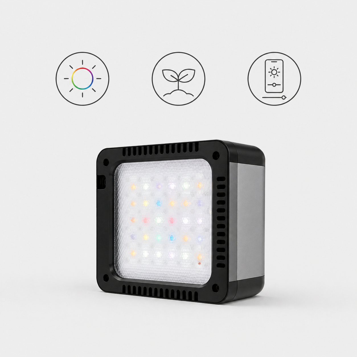 Aquarium LED Light | WRGB Full Spectrum, Planted Tank Grow Lamp
