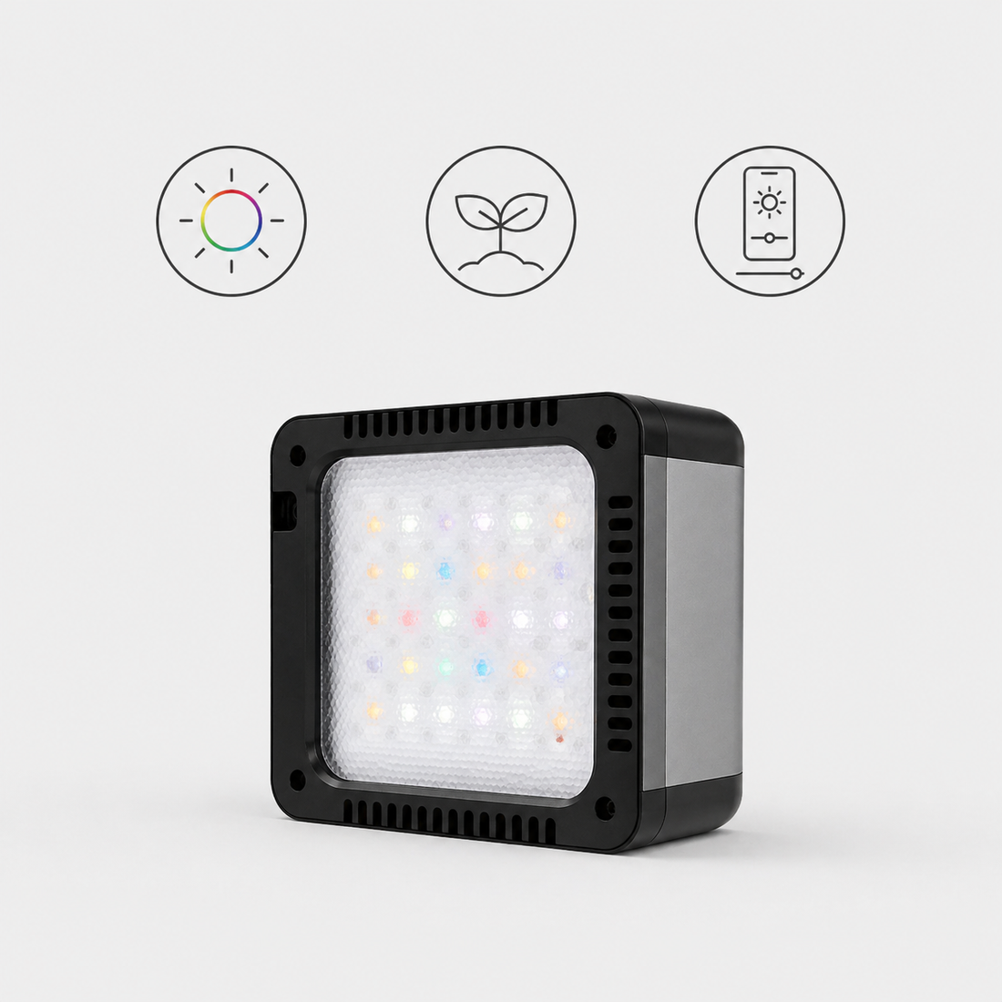 Aquarium LED Light | WRGB Full Spectrum, Planted Tank Grow Lamp