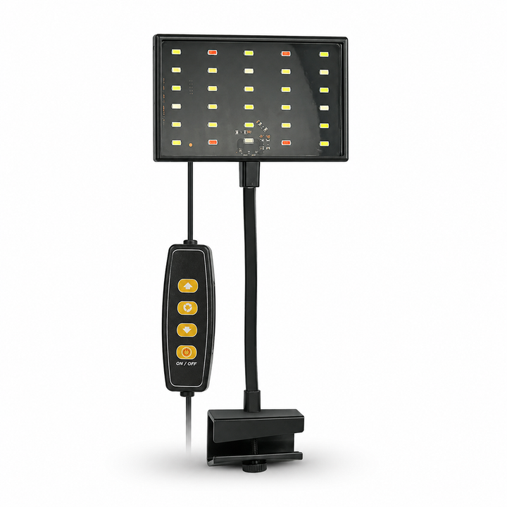 Aquarium LED Light | Full Spectrum Grow Lamp, USB Dimmable