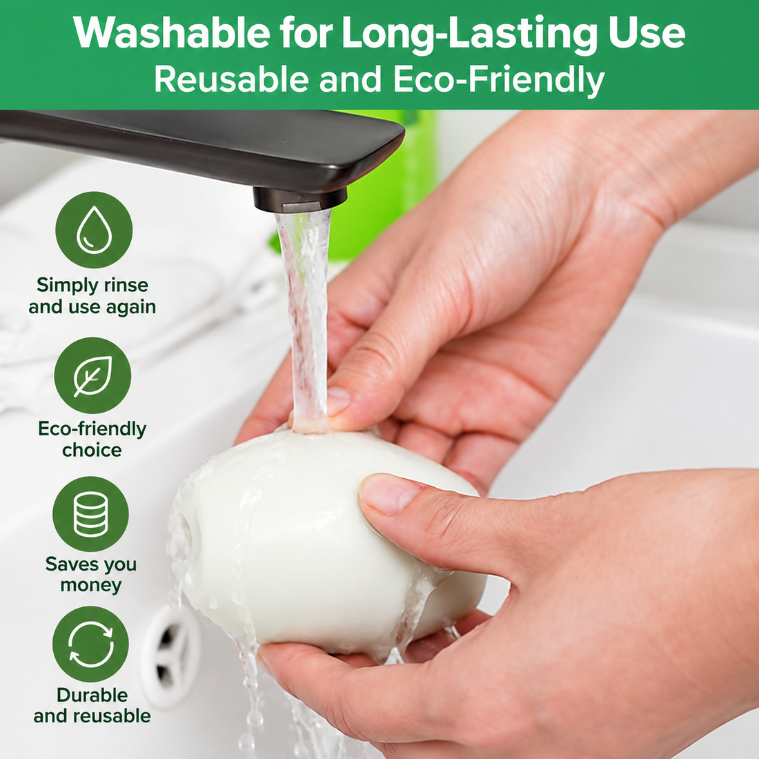 Pet Hair Remover - Reusable, Washable Lint Roller
