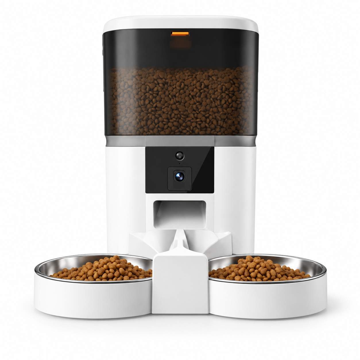 Automatic Feeder - Dual 4L, HD Camera, App Control, 2 Pets