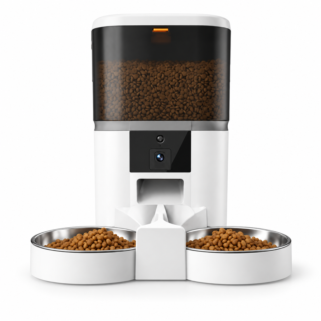 Automatic Feeder - Dual 4L, HD Camera, App Control, 2 Pets