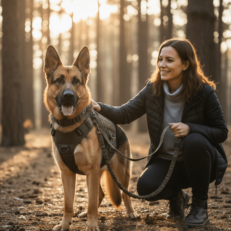 Amara | Dog Harness | Full Control, Adjustable Fit | Reflective, Padded