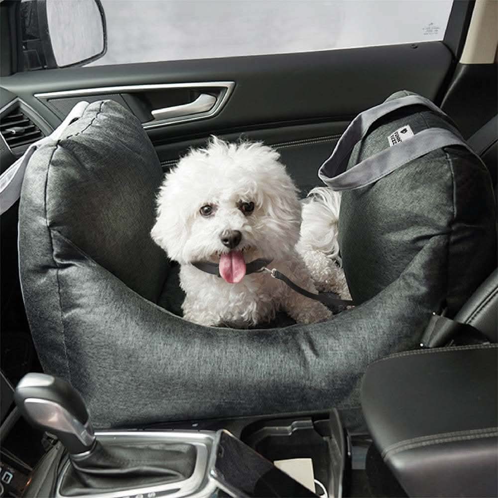 Wren | Pet Seat Bed for Dogs | Safety Belt, Non-Slip, Washable