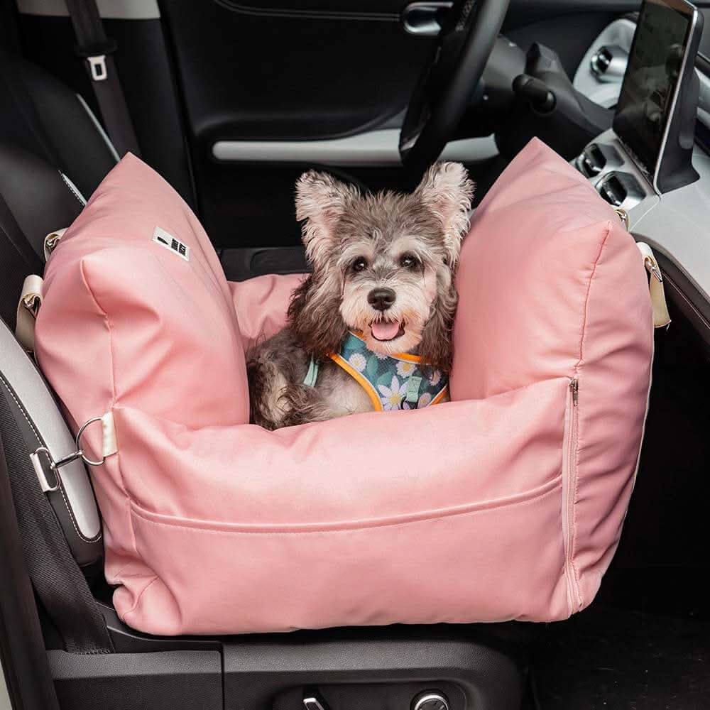 Wren | Pet Seat Bed for Dogs | Safety Belt, Non-Slip, Washable
