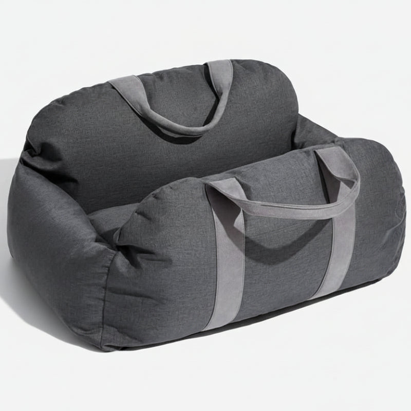 Wren | Pet Seat Bed for Dogs | Safety Belt, Non-Slip, Washable
