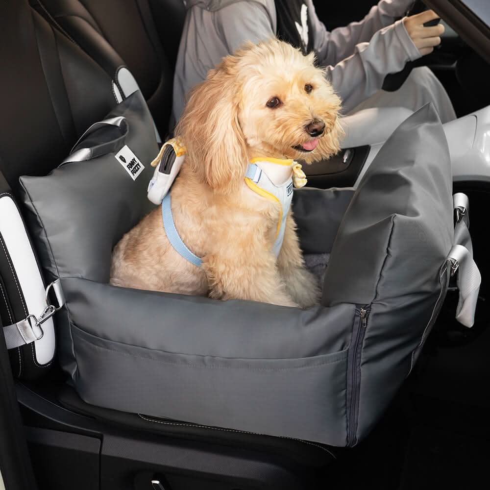 Wren | Pet Seat Bed for Dogs | Safety Belt, Non-Slip, Washable