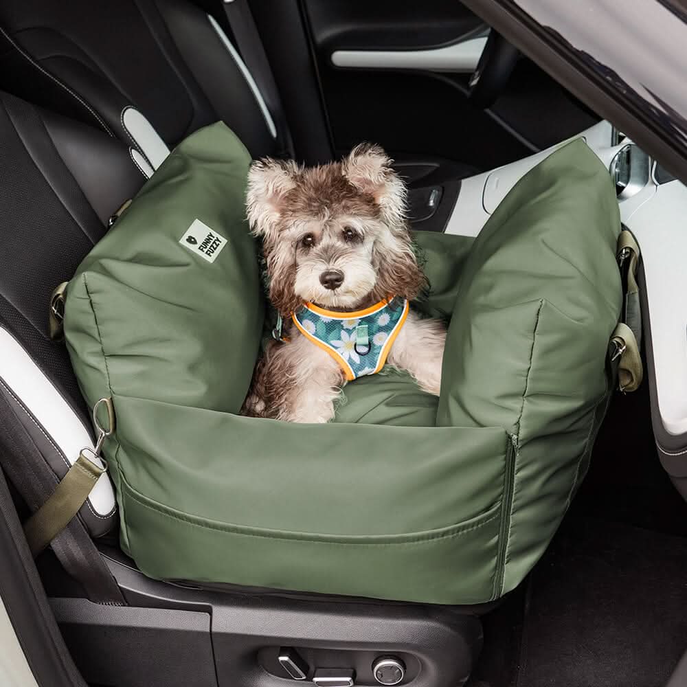 Wren | Pet Seat Bed for Dogs | Safety Belt, Non-Slip, Washable