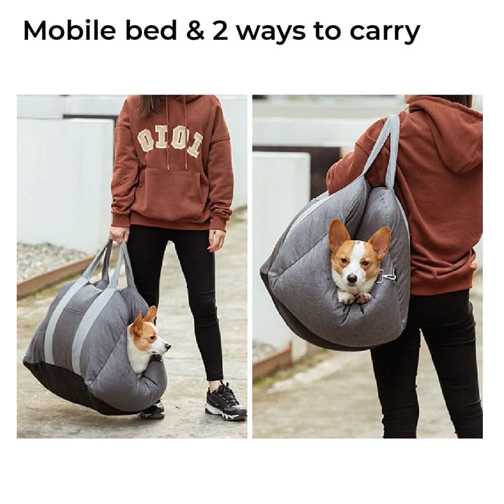 Wren | Pet Seat Bed for Dogs | Safety Belt, Non-Slip, Washable