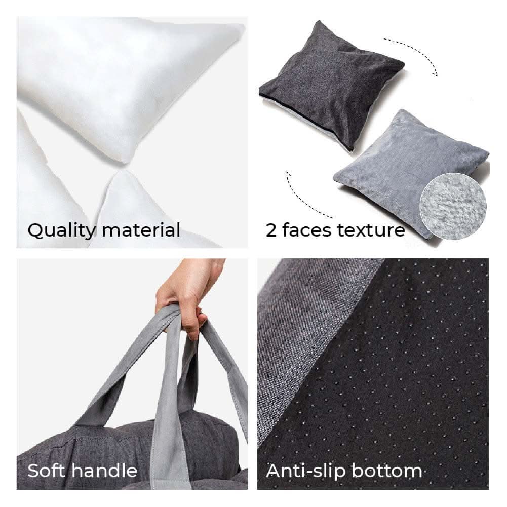 Wren | Pet Seat Bed for Dogs | Safety Belt, Non-Slip, Washable