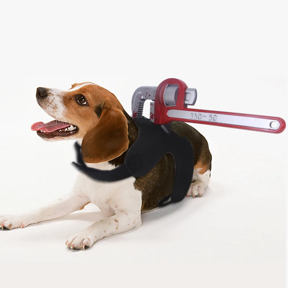 Romilly | Halloween Pet Costume | Funny Bloodstain Weapon Print | S-L