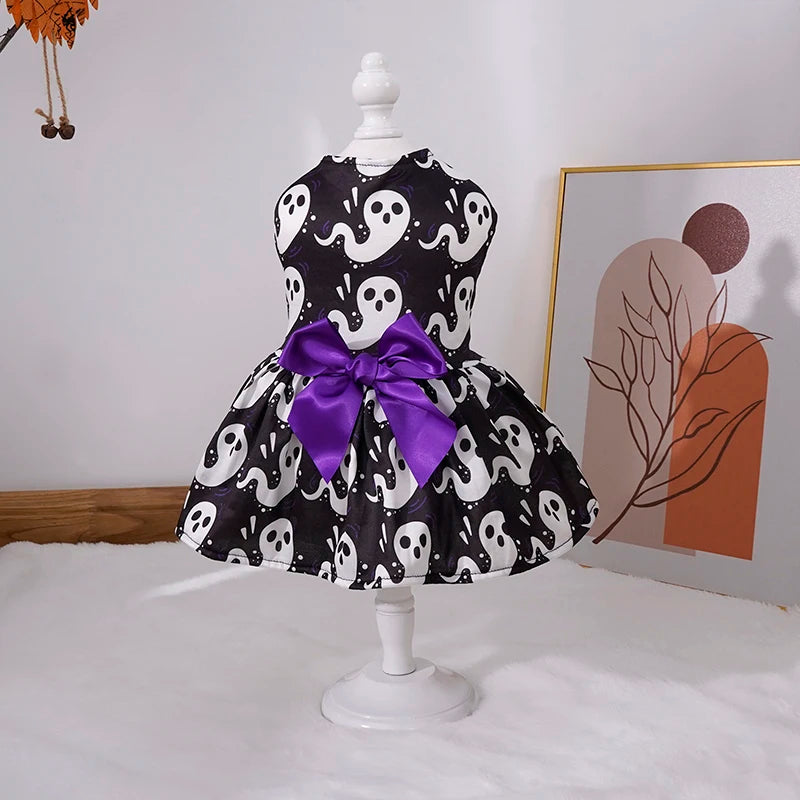 Pumpkin Skirt for Dogs - Halloween Pet Costume