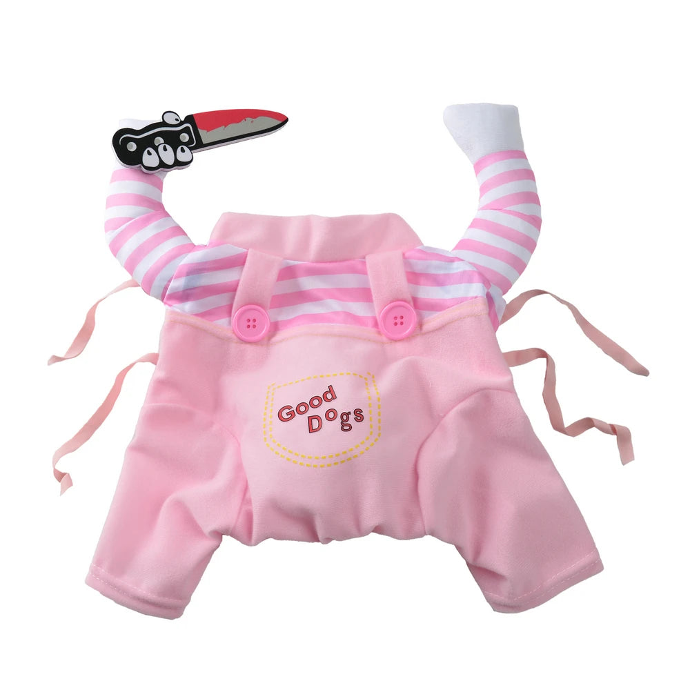Pet Cosplay Outfit | Halloween Dog Costume | Adjustable, XS–XL
