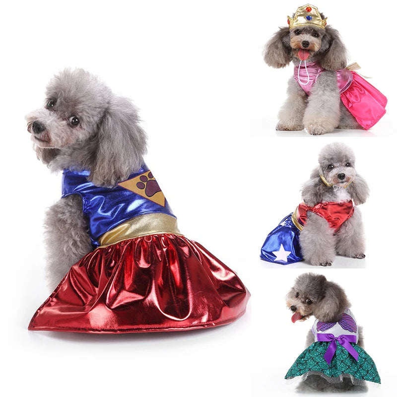 Princess Skirt, Cosplay Outfit - Halloween Pet Costume | Dog & Cat Dress